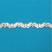 Strassz szalag - GOLD